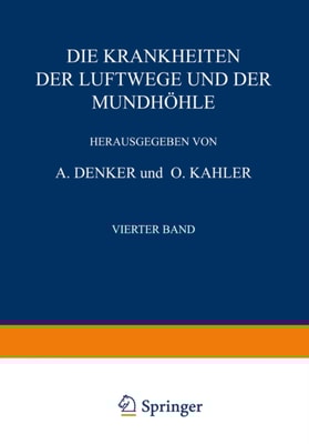 Die Krankheiten der Luftwege und der Mundhöhle