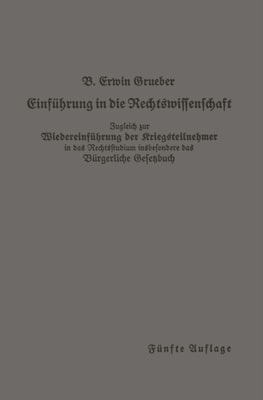 Einführung in die Rechtswissenschaft