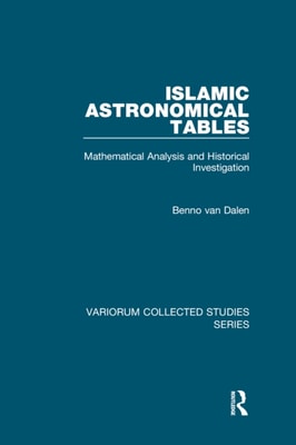 Islamic Astronomical Tables