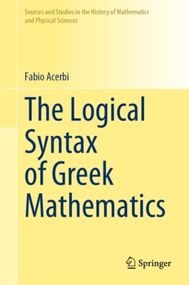 Logical Syntax of Greek Mathematics
