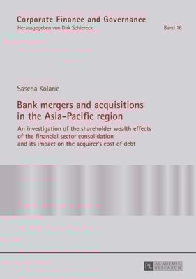 Bank mergers and acquisitions in the Asia-Pacific region