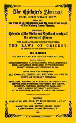 Wisden Cricketers' Almanack 1867