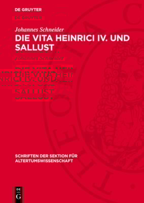 Die Vita Heinrici IV. und Sallust