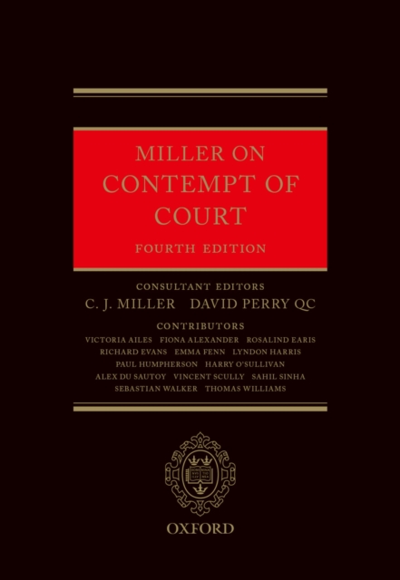 Miller on Contempt of Court