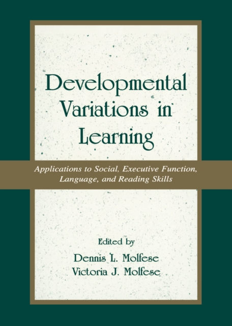 Developmental Variations in Learning