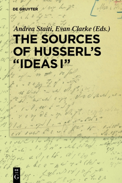 Sources of Husserl's 'Ideas I'