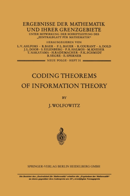 Coding Theorems of Information Theory