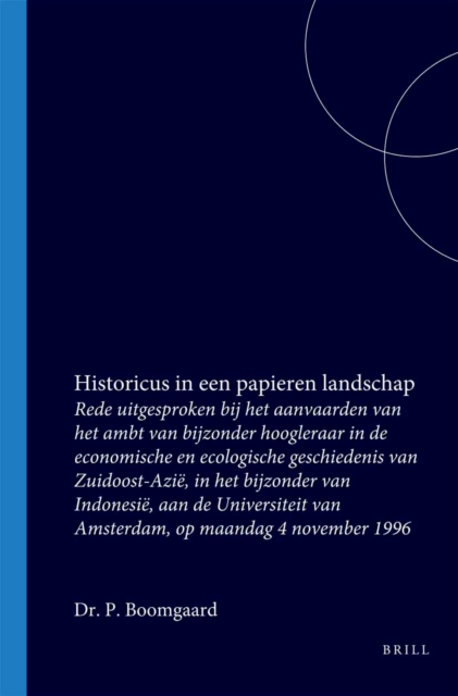 Historicus in een papieren landschap