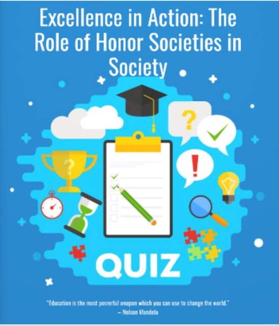 Excellence in Action: The Role of Honor Societies in Society
