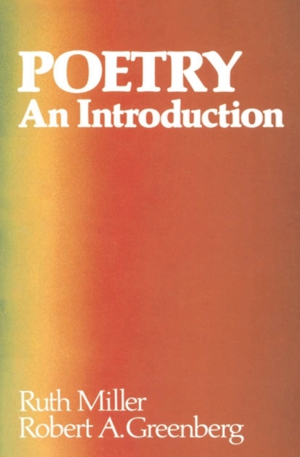 Poetry: An Introduction