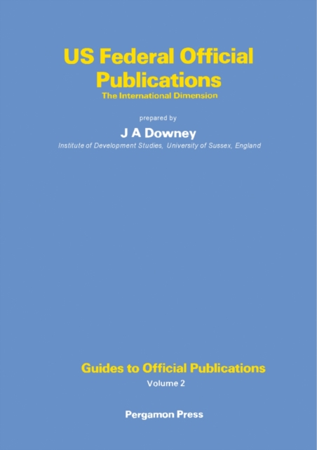 US Federal Official Publications