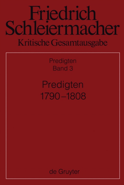 Predigten 1790-1808