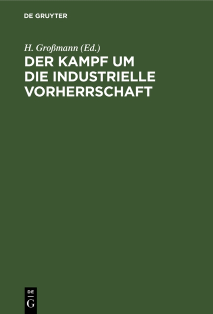 Der Kampf um die industrielle Vorherrschaft