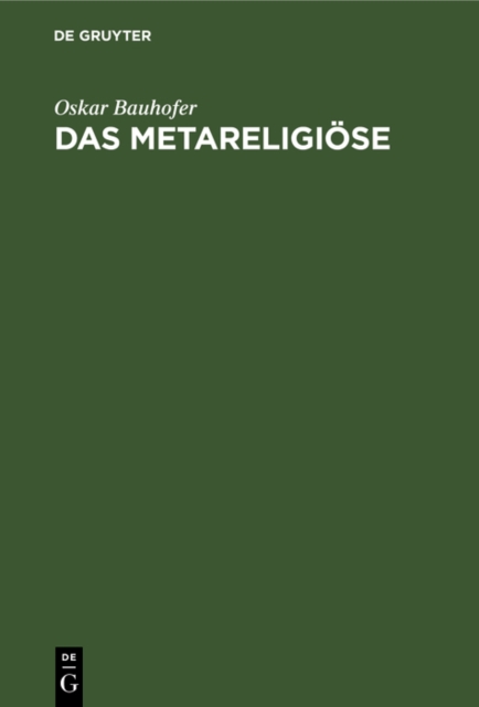 Metareligiose