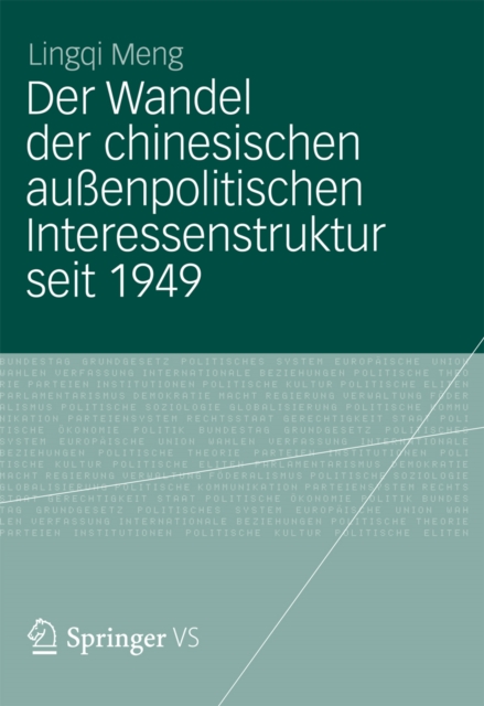 Der Wandel der chinesischen außenpolitischen Interessenstruktur seit 1949