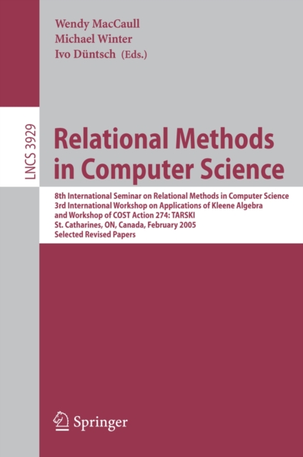 Relational Methods in Computer Science