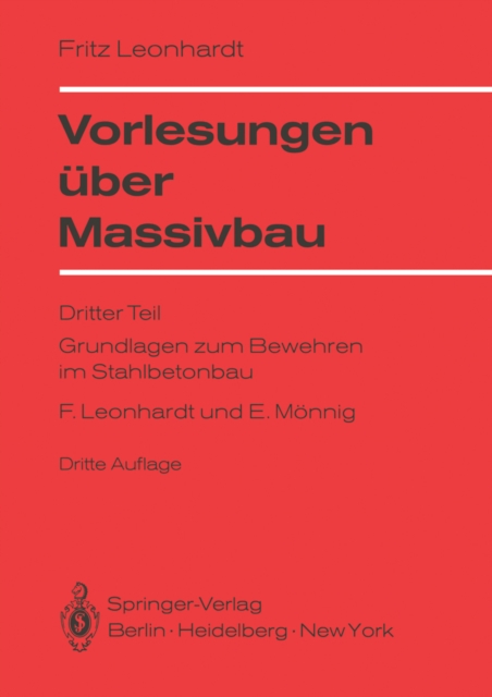 Vorlesungen über Massivbau