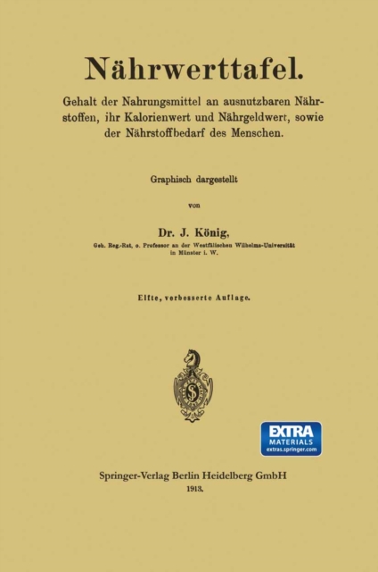 Nährwerttafel