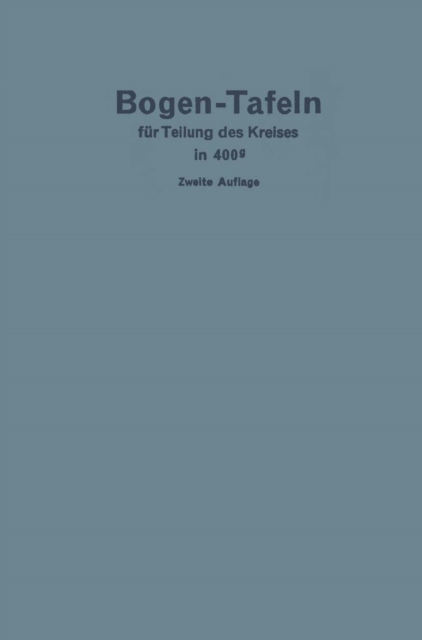Taschenbuch zum Abstecken von Kreisbogen mit und ohne Übergangsbogen