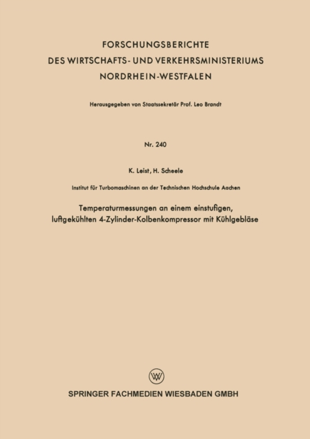 Temperaturmessungen an einem einstufigen, luftgekühlten 4-Zylinder-Kolbenkompressor mit Kühlgebläse