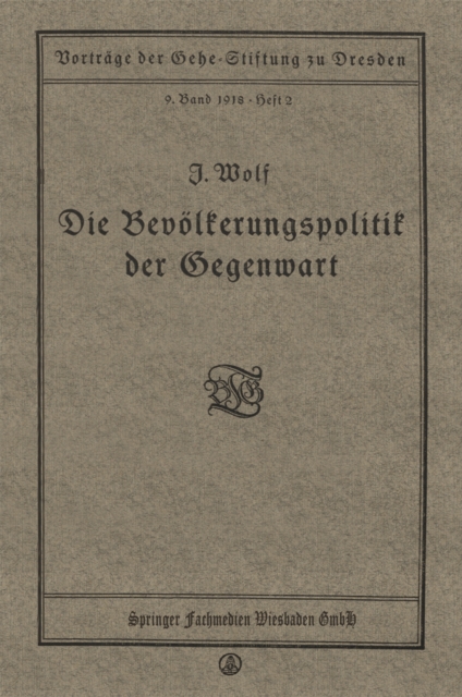 Die Bevölkerungspolitik der Gegenwart
