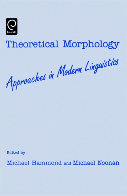 Theoretical Morphology