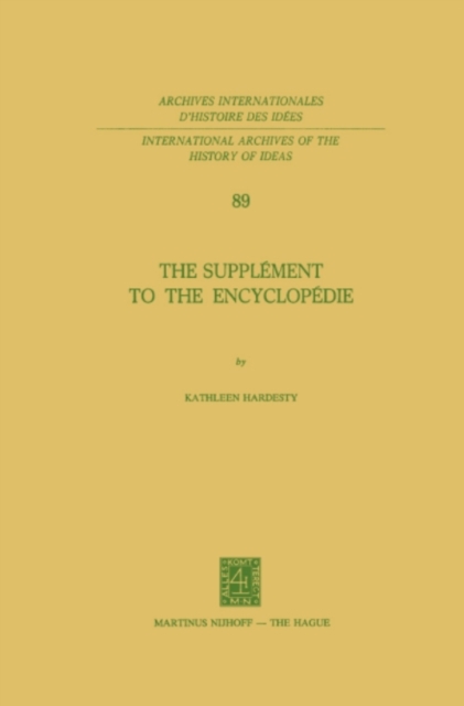 Supplement to the Encyclopedie