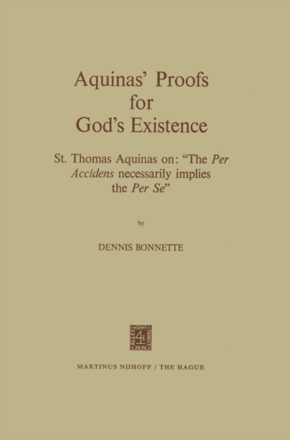 Aquinas' Proofs for God's Existence
