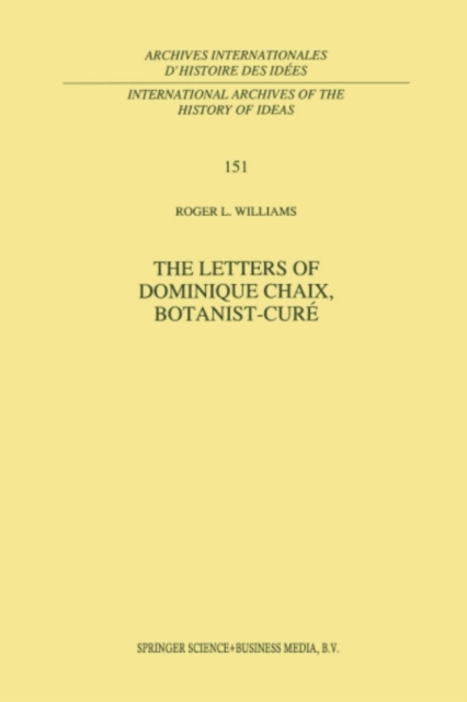 Letters of Dominique Chaix, Botanist-Cure