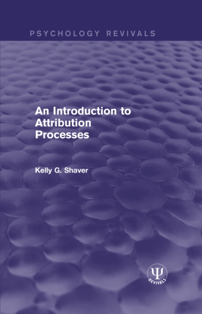 Introduction to Attribution Processes