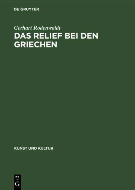 Das Relief bei den Griechen