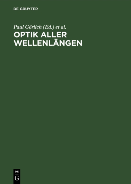 Optik aller Wellenlangen
