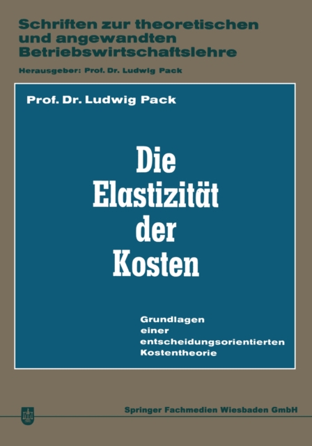 Die Elastizität der Kosten