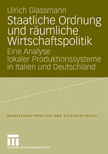 Staatliche Ordnung und räumliche Wirtschaftspolitik