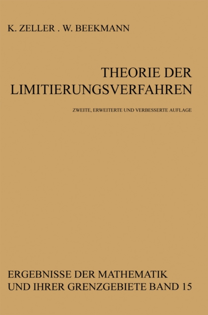 Theorie der Limitierungsverfahren