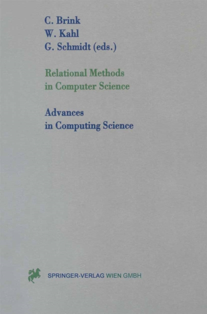 Relational Methods in Computer Science