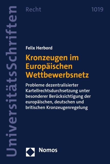 Kronzeugen im Europäischen Wettbewerbsnetz
