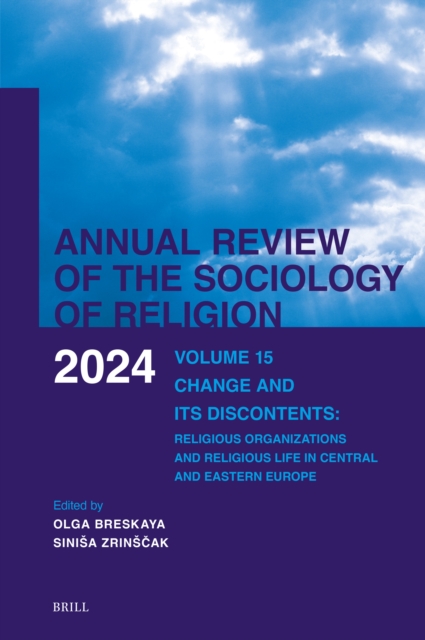 Annual Review of the Sociology of Religion. Volume 15 (2024)