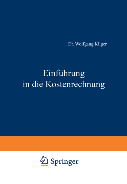 Einführung in die Kostenrechnung