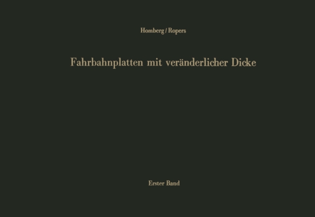 Fahrbahnplatten mit veränderlicher Dicke