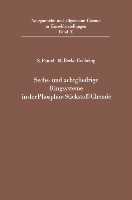 Sechs- und achtgliedrige Ringsysteme in der Phosphor-Stickstoff-Chemie