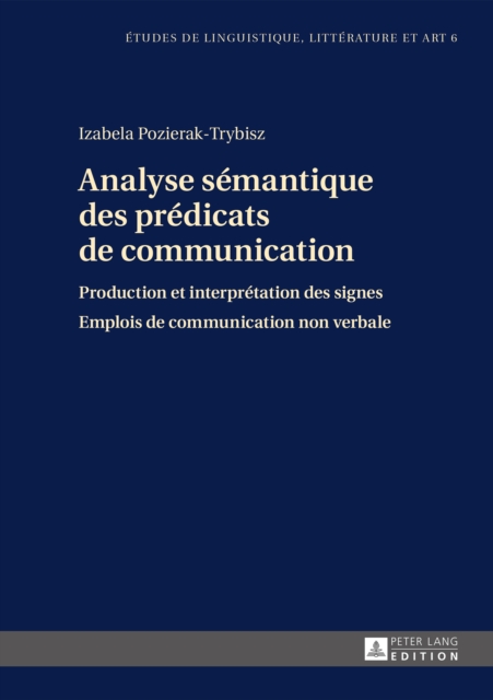 Analyse sémantique des prédicats de communication