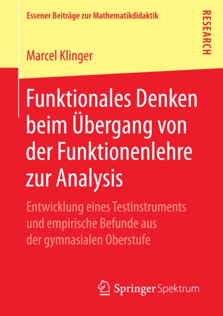 Funktionales Denken beim Übergang von der Funktionenlehre zur Analysis