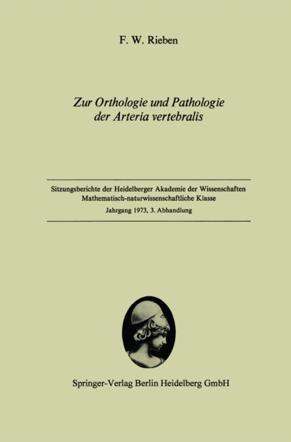 Zur Orthologie und Pathologie der Arteria vertebralis