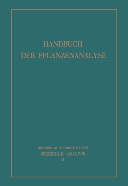 Spezielle Analyse