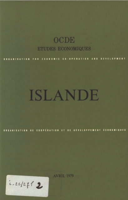 Etudes economiques de l'OCDE : Islande 1979