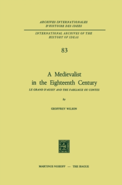 Medievalist in the Eighteenth Century