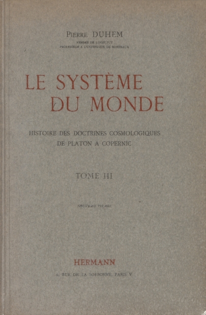Le système du monde. Tome III