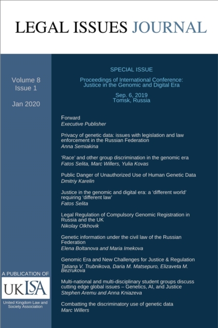 Legal Issues Journal 8(1)