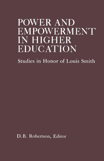 Power and Empowerment in Higher Education